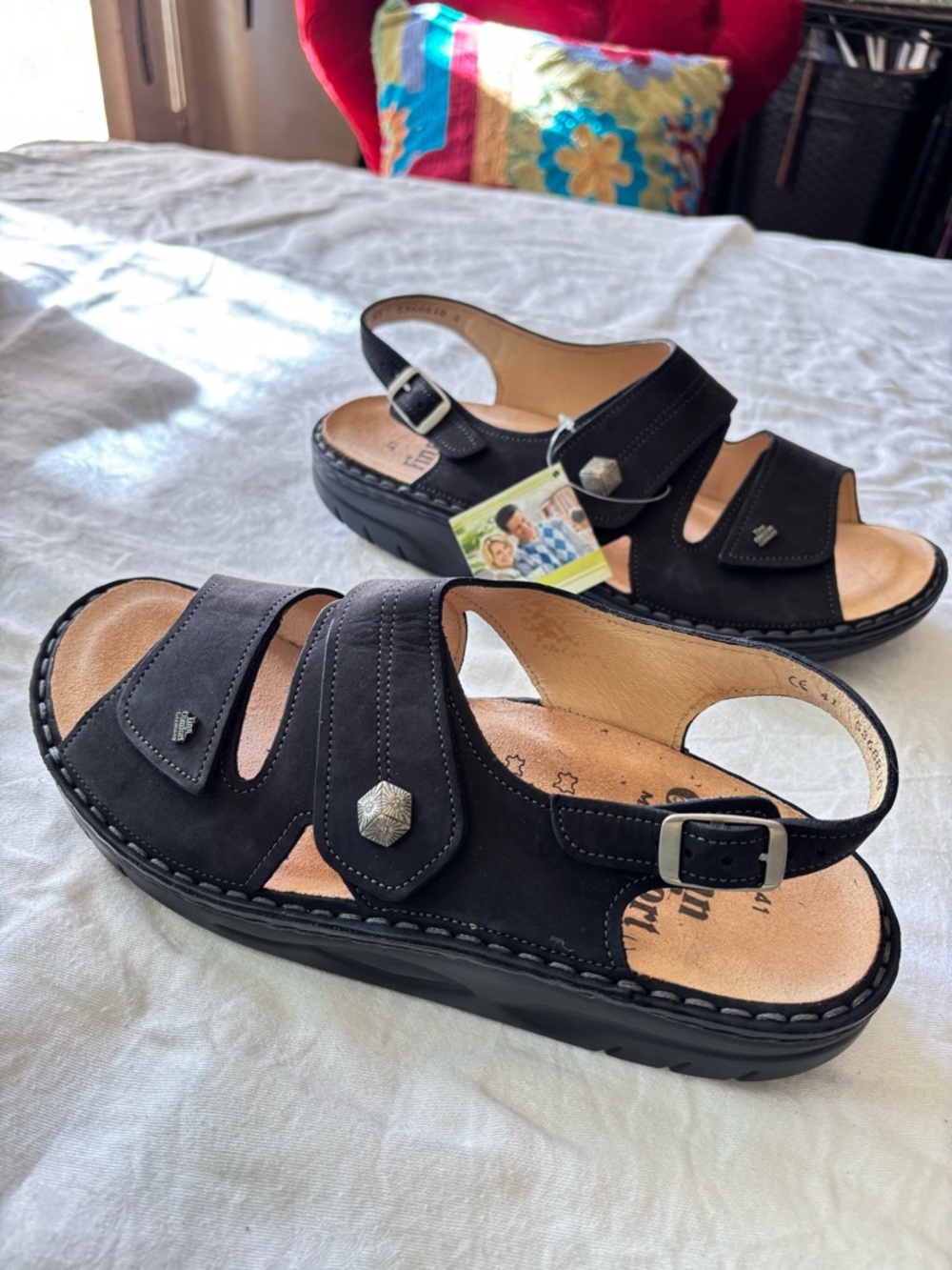 Finn Comfort Gomera Sandals NWT Black
Size EU 41